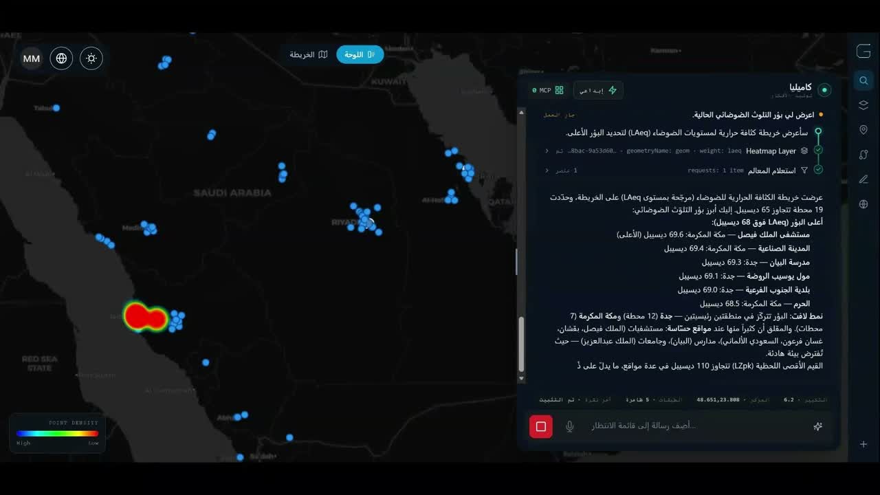 National Facilities — Arabic-language national operations picture